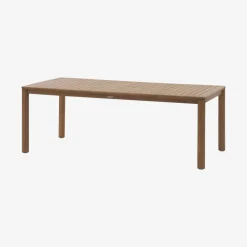 Mesa de jardín de madera de acacia Cervino 210x100x77cm