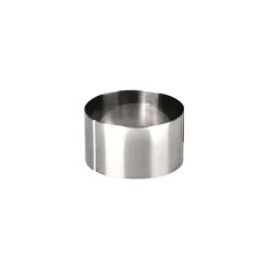 Molde para emplatar de acero inoxidable redondo Ø8x4,5cm - Ibili