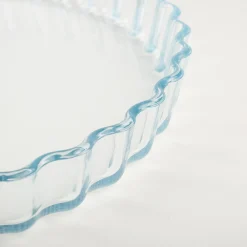 Molde redondo ondulado de vidrio Ocuisine Ø27cm