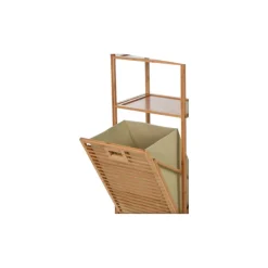 Mueble de baño de bambú 40x30x95cm