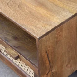 Mueble de televisión de madera de mango Merlín 175x45x57cm Clau&Chloe