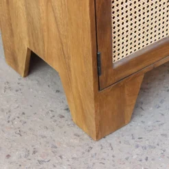 Mueble de televisión de madera de mango Merlín 175x45x57cm Clau&Chloe