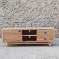 Mueble de televisión de madera Attic 160x40x55cm Clau&Chloe