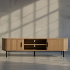 Mueble de TV de madera DM Valote 140x40x46cm
