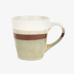 Mug de cerámica beige Sotres 41cl Ø9,5x10,2cm