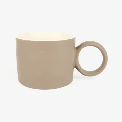 Mug de cerámica gris Grade 42cl Clau&Chloe