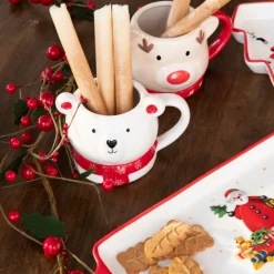 Mug de dolomita Oso 7,5cm