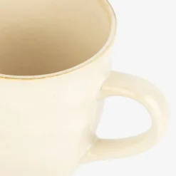 Mug de gres crema Bilada 400ml