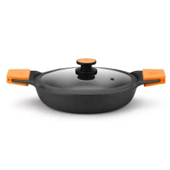 NO WEB - Cacerola baja con tapa Ø28cm Efficient Plus de Bra