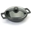NO WEB - Cacerola baja de aluminio fundido con tapa Efficient de Bra Ø28cm