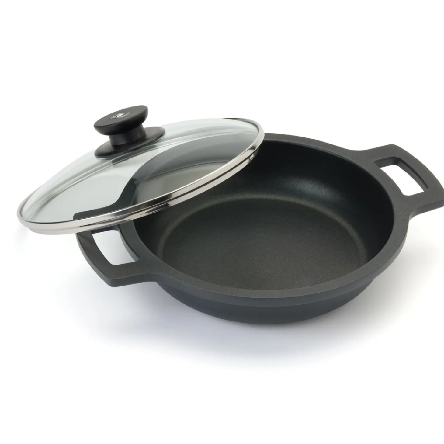 NO WEB - Cacerola baja de aluminio fundido con tapa Efficient de Bra Ø28cm