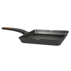 NO WEB - Grill de aluminio con rayas Efficient Plus Ø28cm