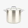 Olla de acero inoxidable con tapa Birta Ø24cm - 8L