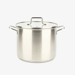 Olla de acero inoxidable con tapa Birta Ø24cm - 8L