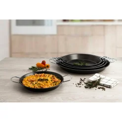 Paellera de acero antiadherente Polat Ø34cm