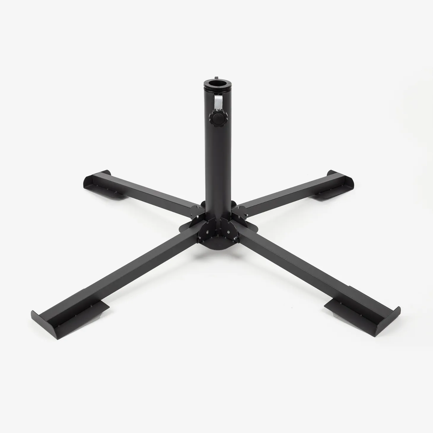 Pie de parasol de metal plegable 85x85cm