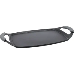 Plancha asador aluminio forjado 36x26cm
