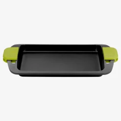 Plancha lisa de aluminio fundido antiadherente apta para inducción Foodie 40x28cm - BRA