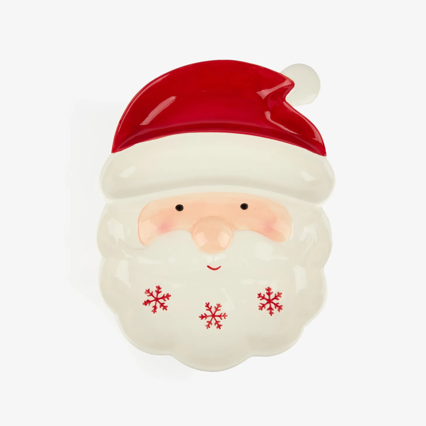 Plato de dolomita Santa Claus 31x23x3,5cm