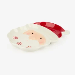 Plato de dolomita Santa Claus 31x23x3,5cm