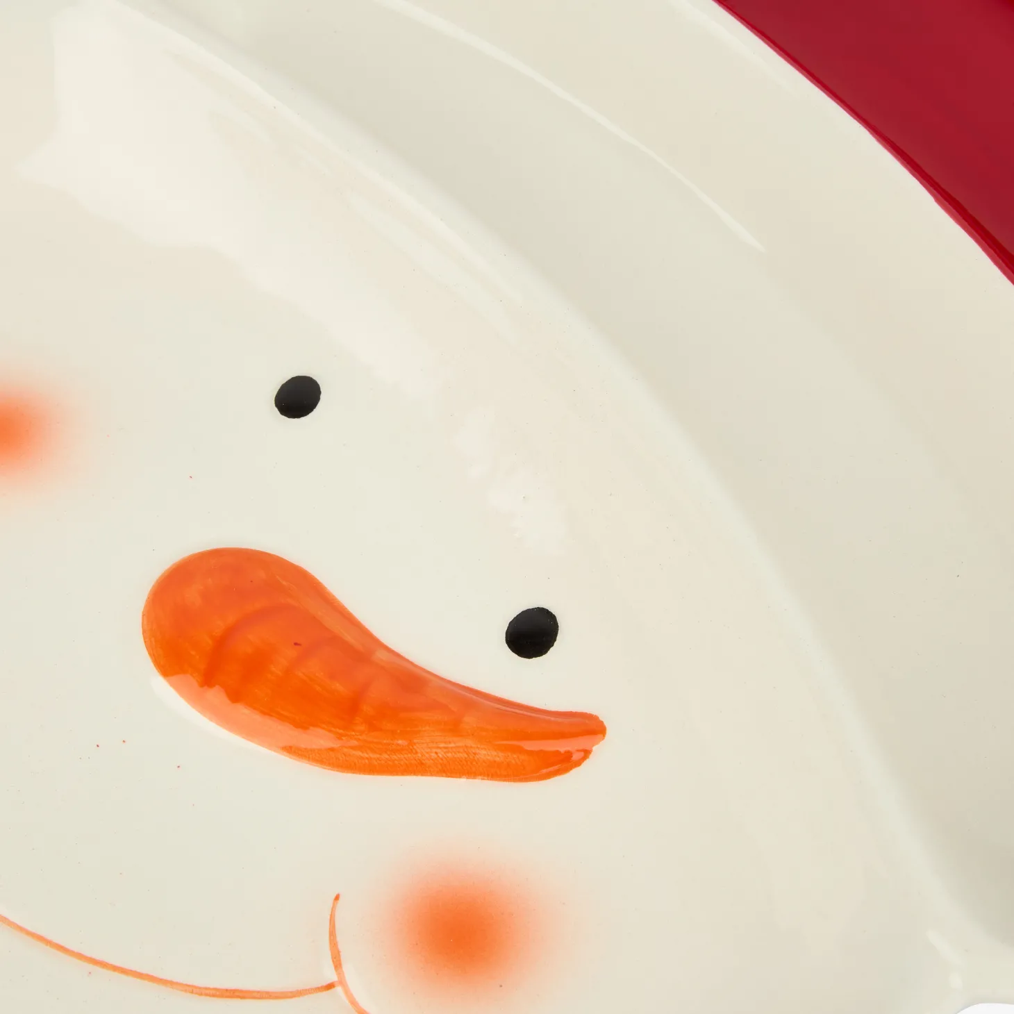 Plato de dolomita Snowman 30x23x3,5cm