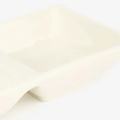 Plato de porcelana para aperitivos 15x7cm