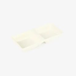 Plato de porcelana para aperitivos 15x7cm