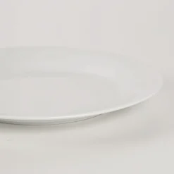 Plato de postre de porcelana blanca Basic Ø19cm