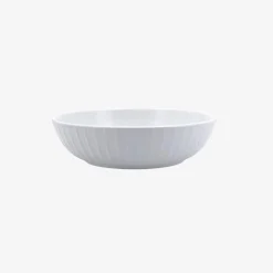 Plato hondo de cerámica gris Ø21cm Bari