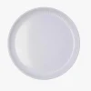 Plato llano de cerámica gris Ø26cm Bari