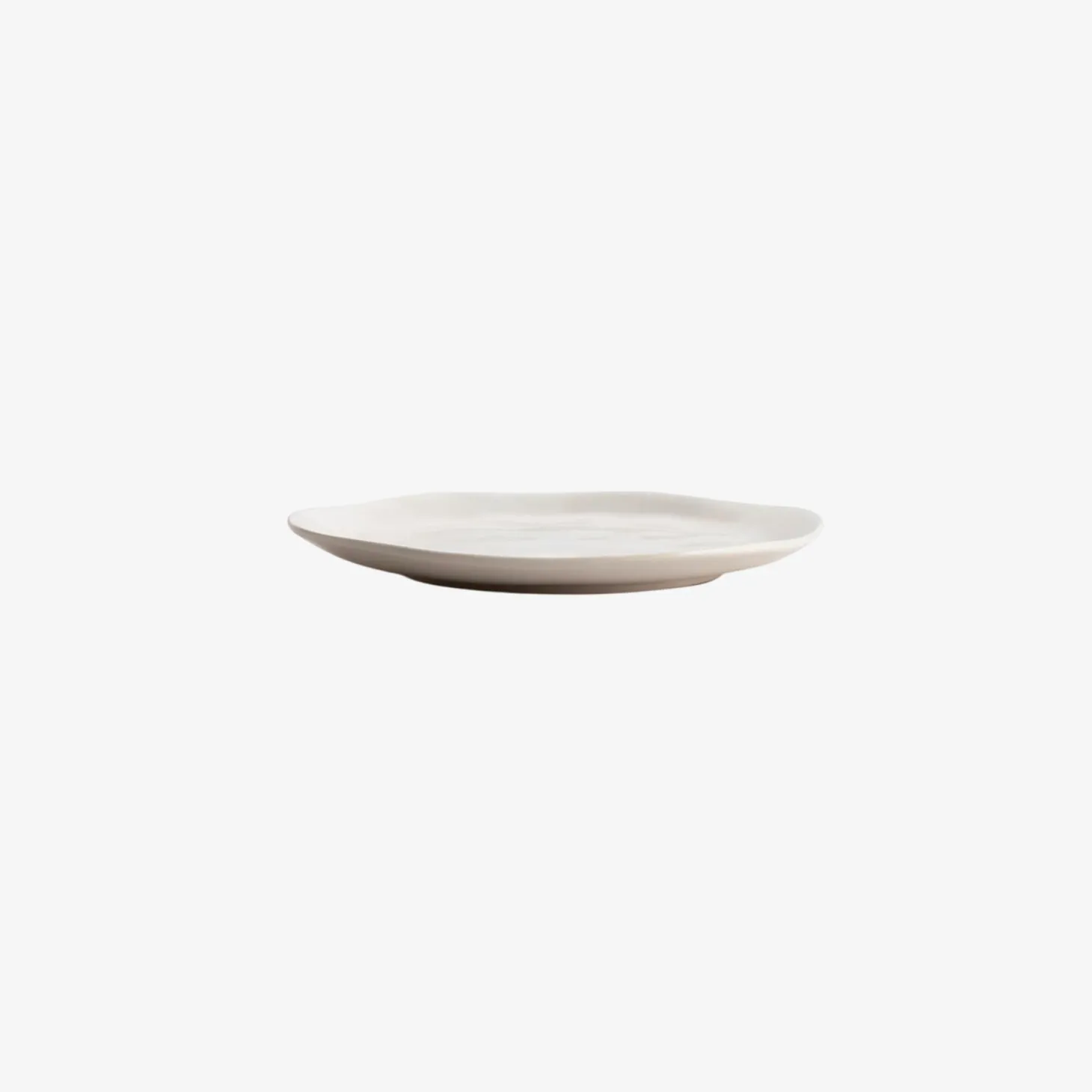Plato postre de cerámica blanco Posima Ø20cm