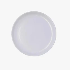Plato postre de cerámica gris Ø20cm Bari