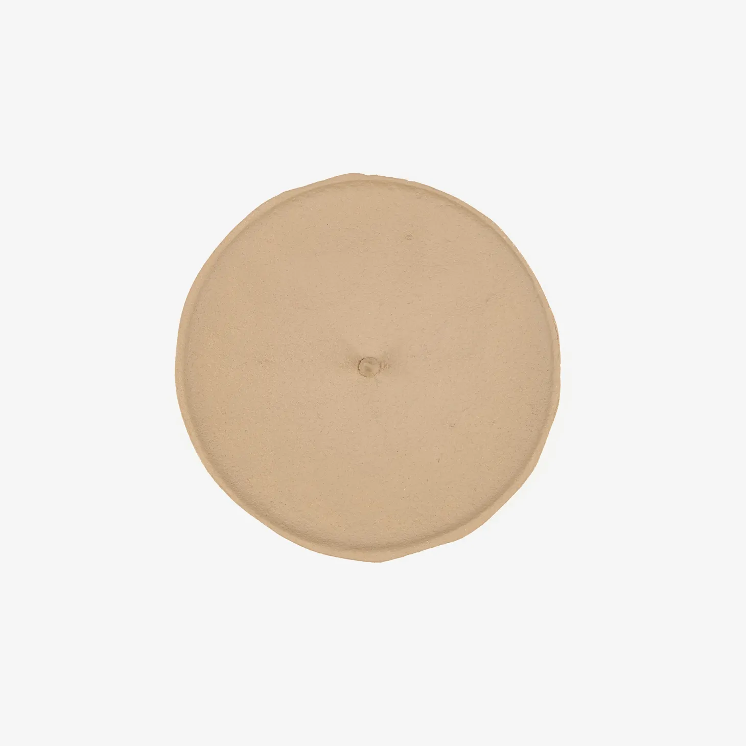 Portavelas beige 11cm