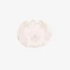 Portavelas de cristal rosa Flor Ø8x5,5cm