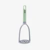 Prensa patatas de plástico verde y gris Nira 26cm