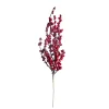 Rama frutos rojos Navidad 65cm