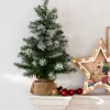 Árbol decorativo de Navidad nevado 60cm