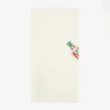 Servilleta blanca bordado Cascanueces 45x45cm