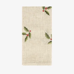 Servilleta de lino beige Acebo 45x45