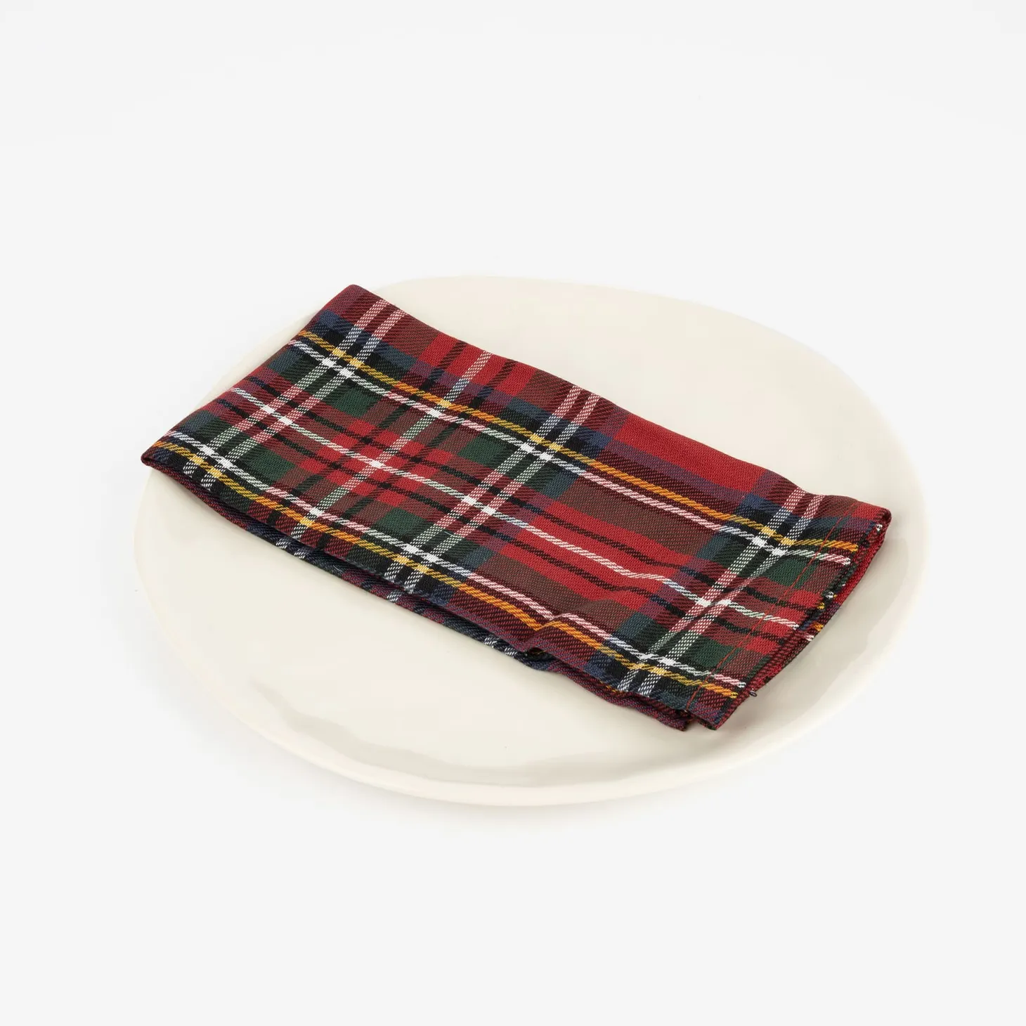Servilleta roja Tartán 45x45cm