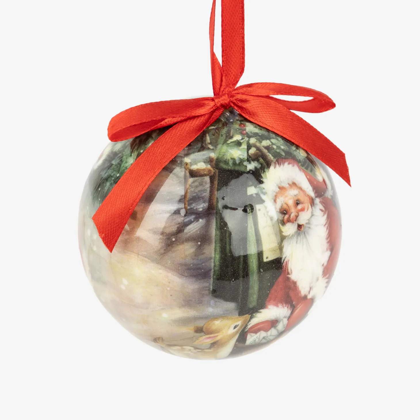 Set de 14 bolas decorativas Santa Claus Ø7,5cm