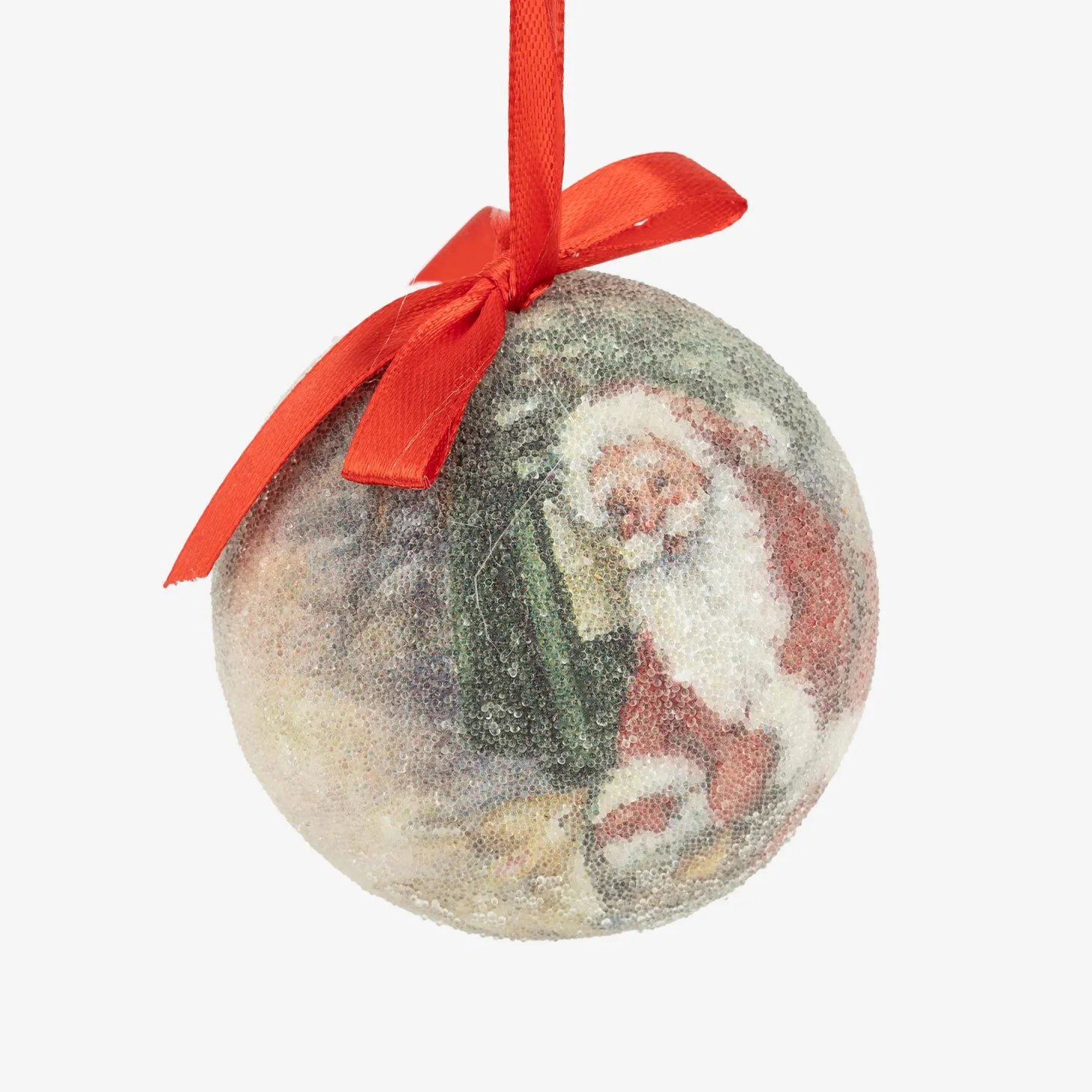 Set de 14 bolas decorativas Santa Claus Ø7,5cm