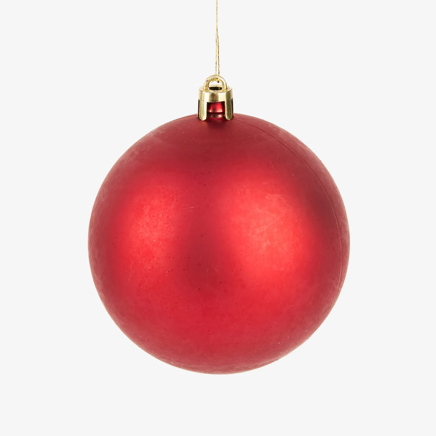 Set de 6 bolas decorativos rojas Ø8cm