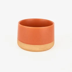 Set de 4 boles de gres de colores Ø9x5cm