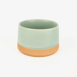 Set de 4 boles de gres de colores Ø9x5cm
