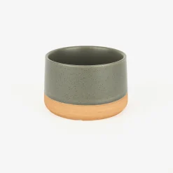 Set de 4 boles de gres de colores Ø9x5cm