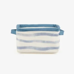 Set de 3 cestas de rayas azules Blue