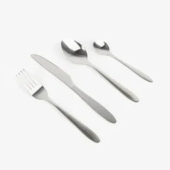 Set de 4 cubiertos de acero con estuche de neopreno