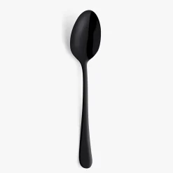 Set de 12 cucharas de mesa de acero inoxidable negro 21cm Zafra
