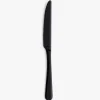Set de 12 cuchillos de mesa de acero inoxidable negro 24cm Zafra